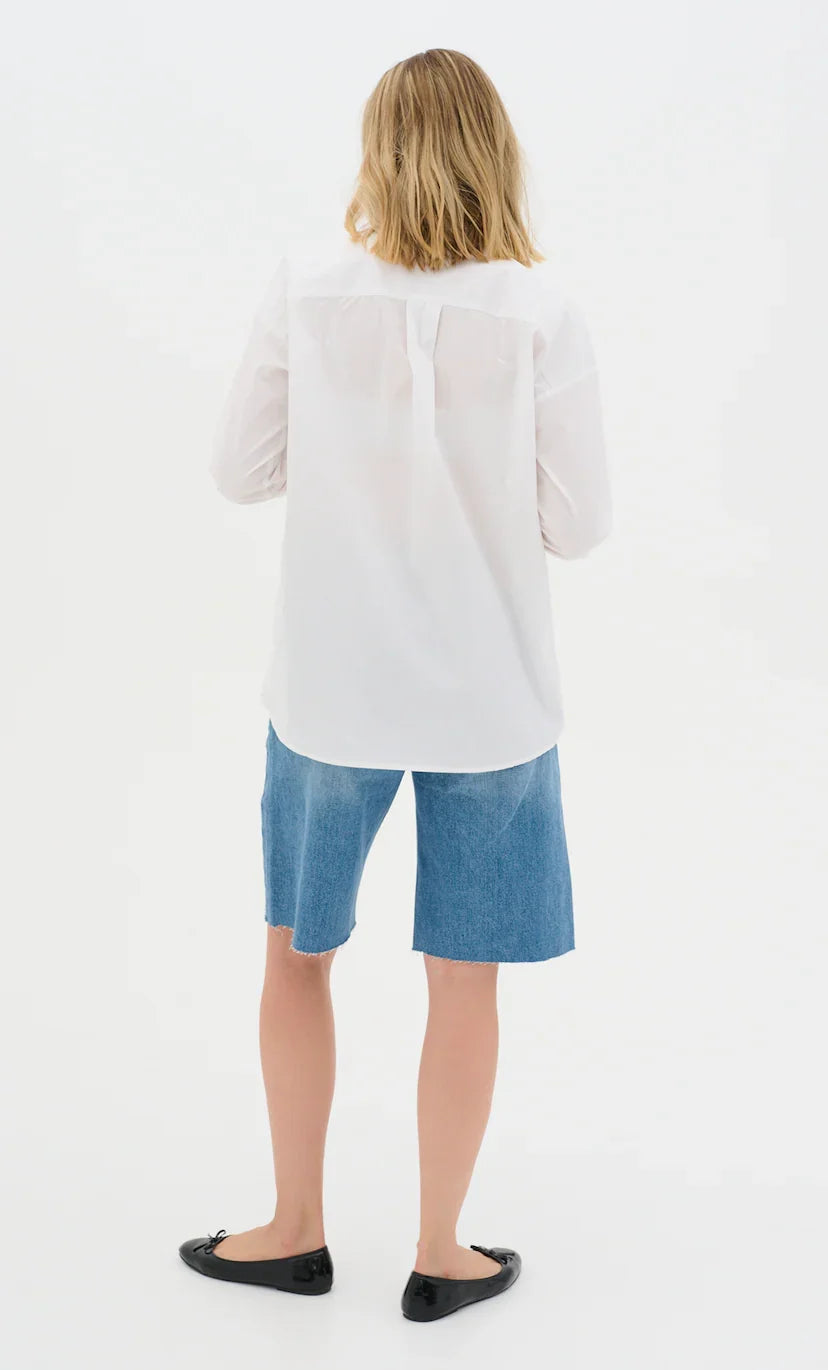My Essential Wardrobe - Long shorts - Light blue - LouisMW 139 - Stilkompagniet.dk