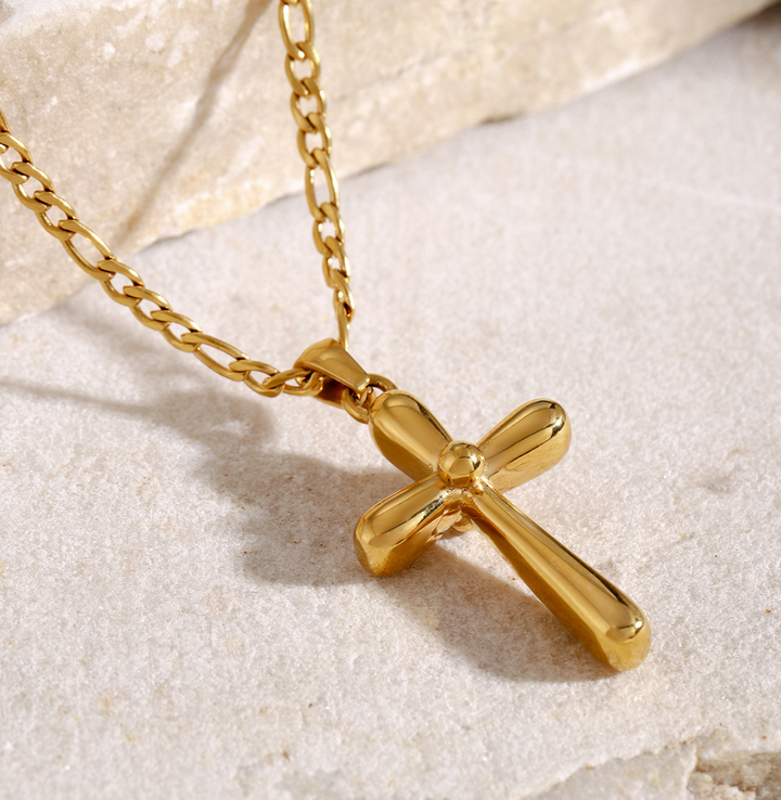 Nine Flower Crosses Necklace - Stilkompagniet.dk
