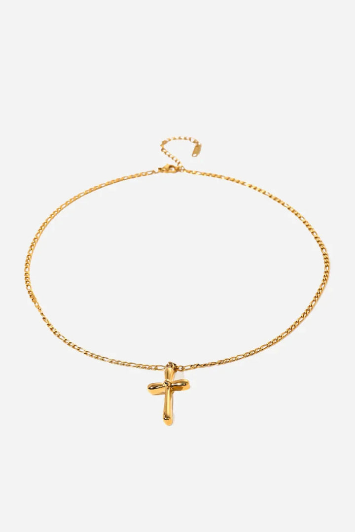 Nine Flower Crosses Necklace - Stilkompagniet.dk