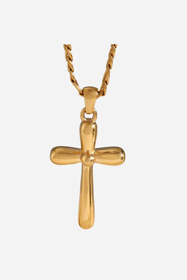 Nine Flower Crosses Necklace - Stilkompagniet.dk