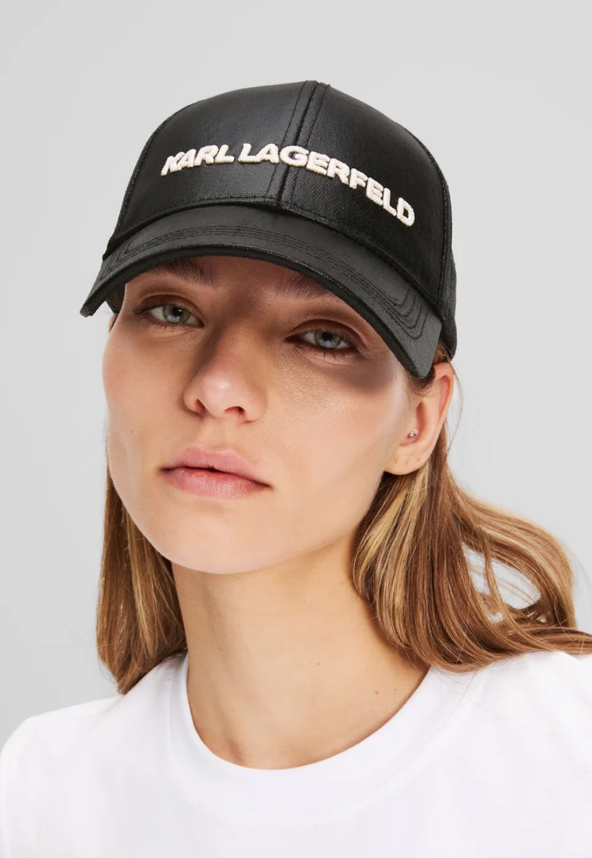 Karl Lagerfeld - Kasket - Black Coated - Essential - Stilkompagniet.dk