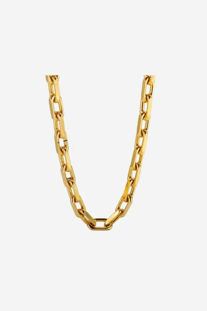 Nine - Chunky Chain Necklace - Stilkompagniet.dk