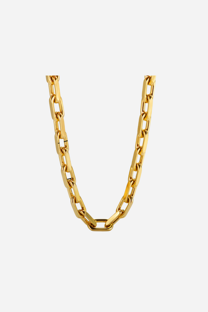 Nine - Chunky Chain Necklace - Stilkompagniet.dk
