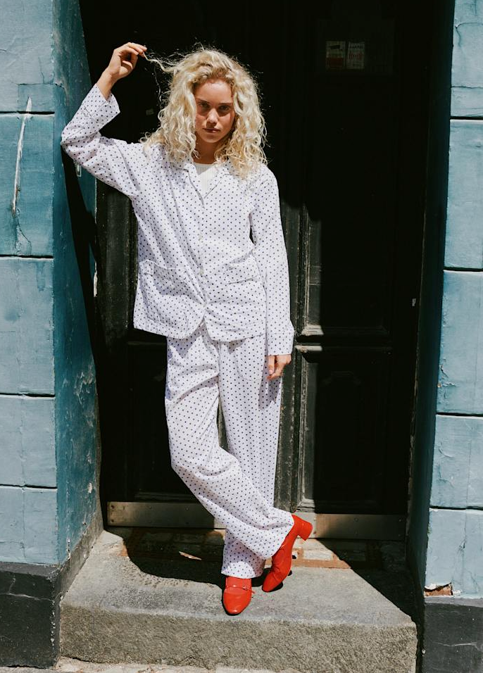 Sissel Edelbo - Nattøjssæt - Navy Dot - Nuit sss - Stilkompagniet.dk