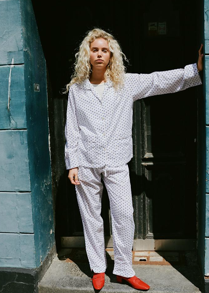 Sissel Edelbo - Nattøjssæt - Navy Dot - Nuit sss - Stilkompagniet.dk