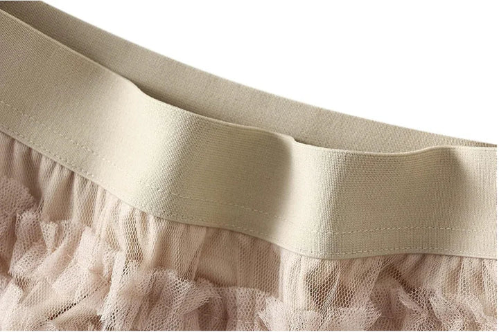 Tyl nederdel - Khaki - Sassy Copenhagen (PREORDER) - Stilkompagniet.dk