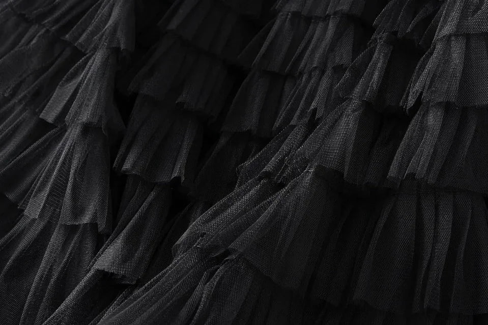 Tyl nederdel - Sort - Sassy Copenhagen ( bemærk preorder) - Stilkompagniet.dk