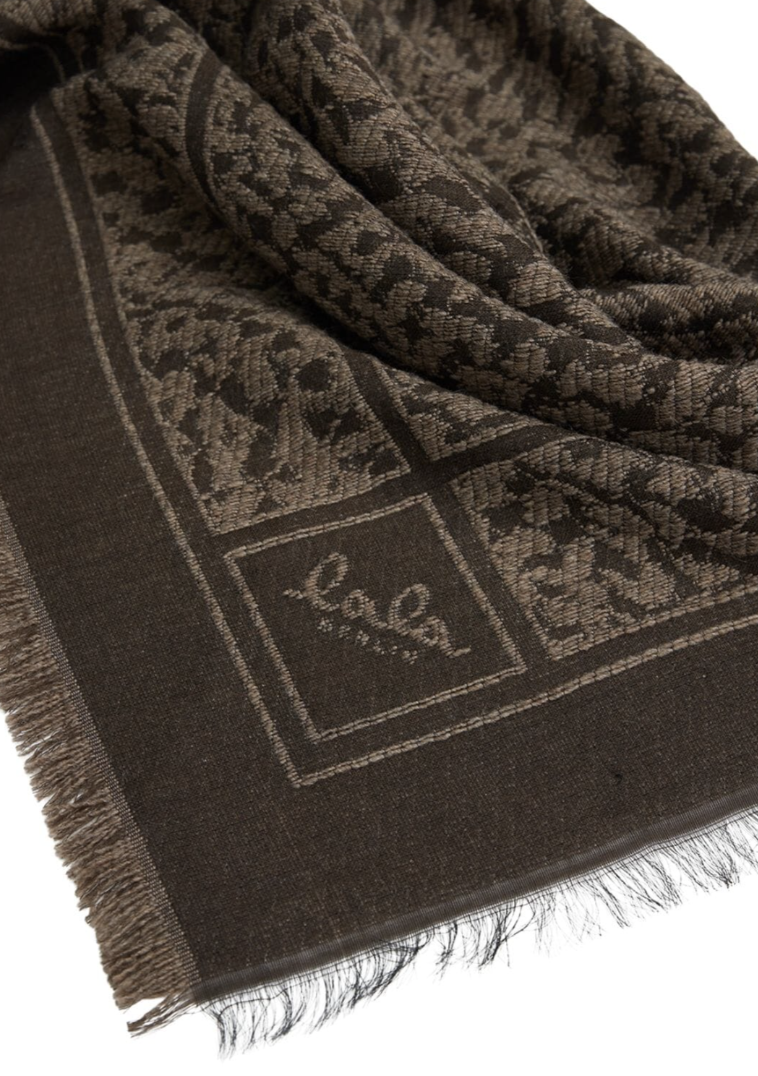 Lala Berlin - Halstørklæde - Wool - Mud - Annye - sss - Stilkompagniet.dk