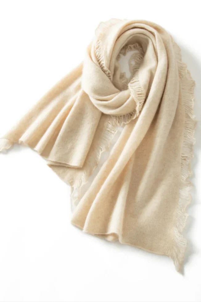 Andcopenhagen - Cashmere tørklæde - Sand - Mira ( bemærk preorder) - Stilkompagniet.dk