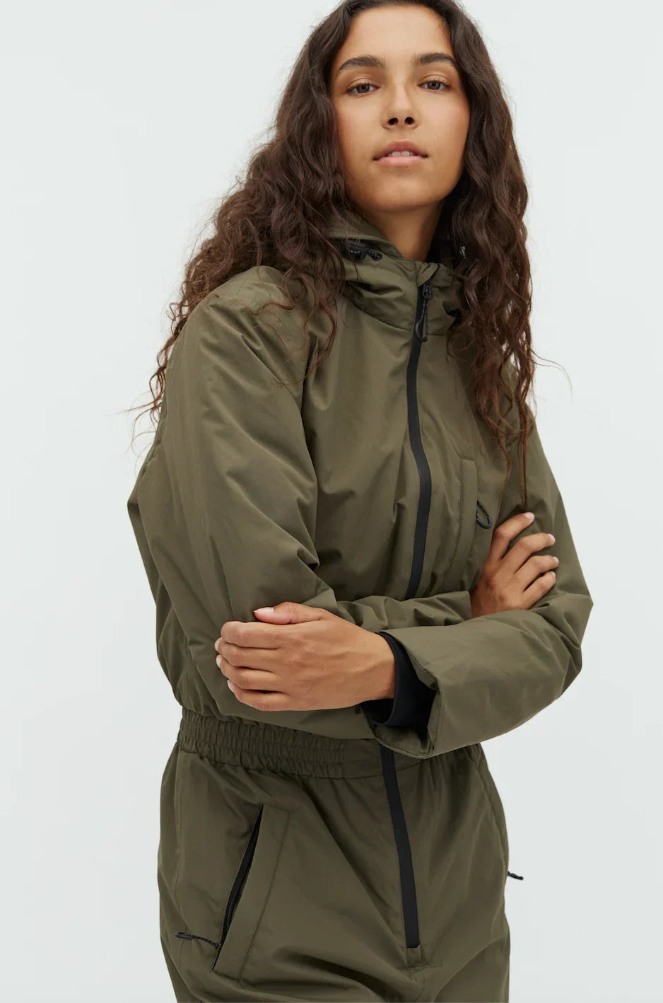 Global Funk - Flyverdragt - Army Green - Izabela - Stilkompagniet.dk