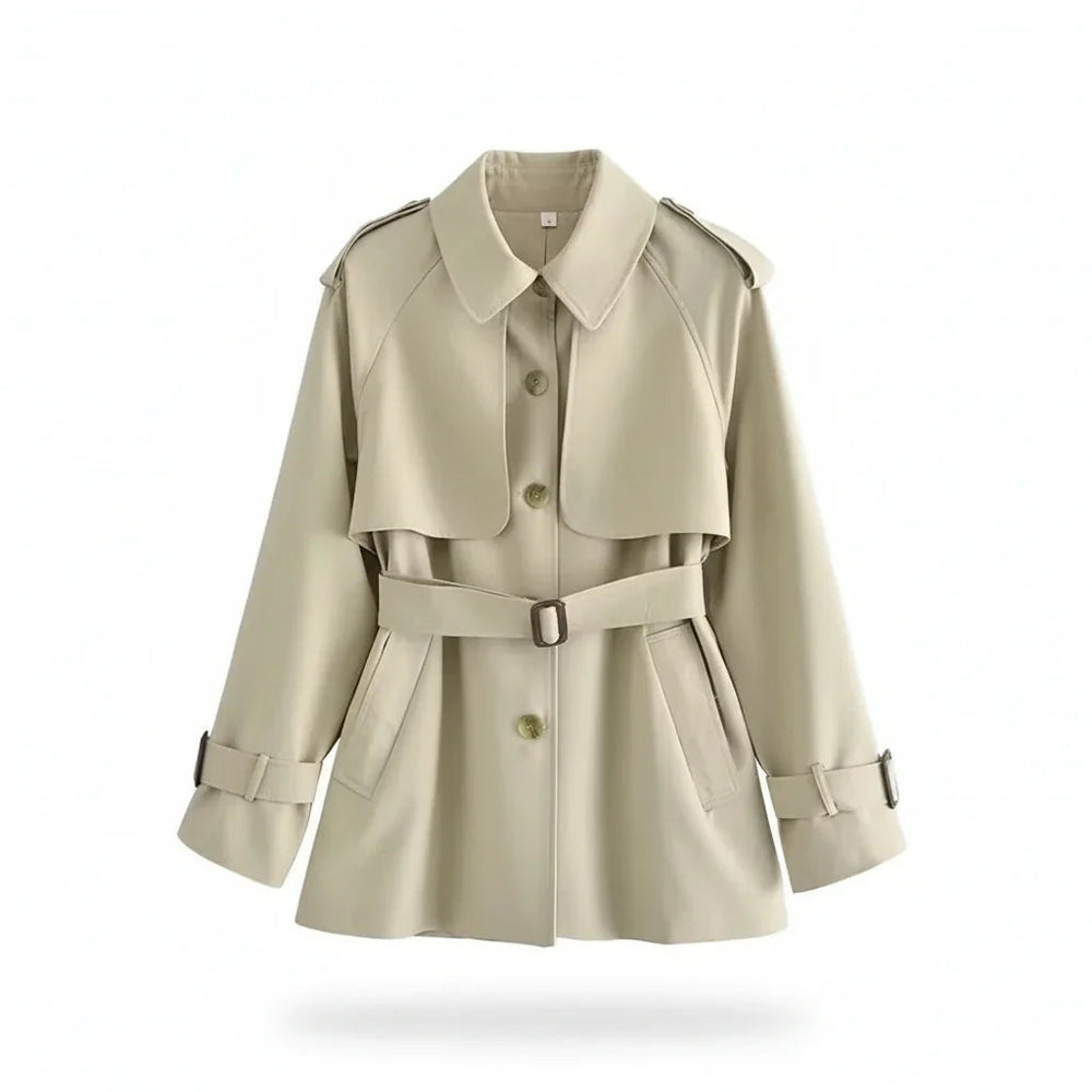 Sassy Copenhagen - Trenchcoat - Khaki - Vela - Stilkompagniet.dk