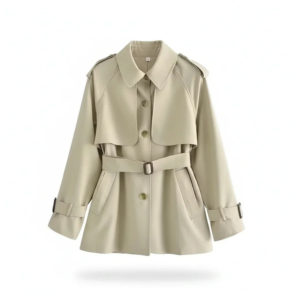 Sassy Copenhagen - Trenchcoat - Khaki - Vela - Stilkompagniet.dk