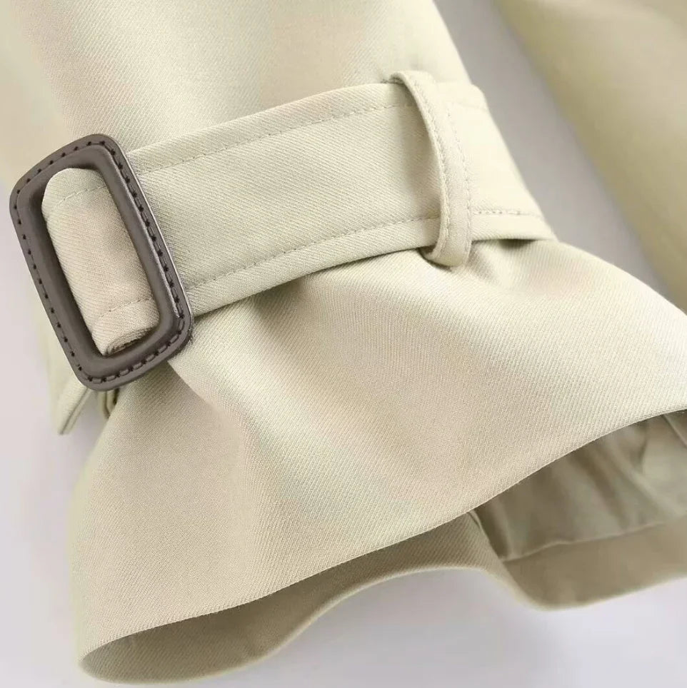 Sassy Copenhagen - Trenchcoat - Khaki - Vela - Stilkompagniet.dk