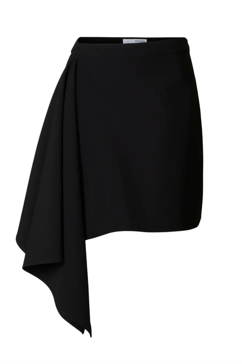 Selected Femme - Nederdel - Sort - Sylvie - Stilkompagniet.dk