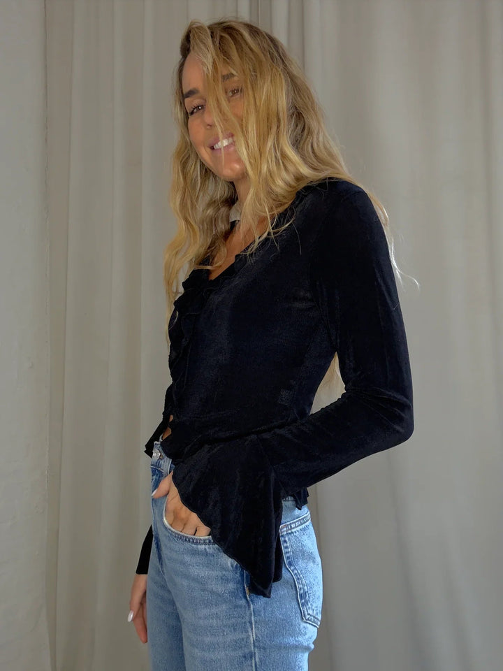 Sassy Copenhagen - Bluse - Sort - Marley - Stilkompagniet.dk
