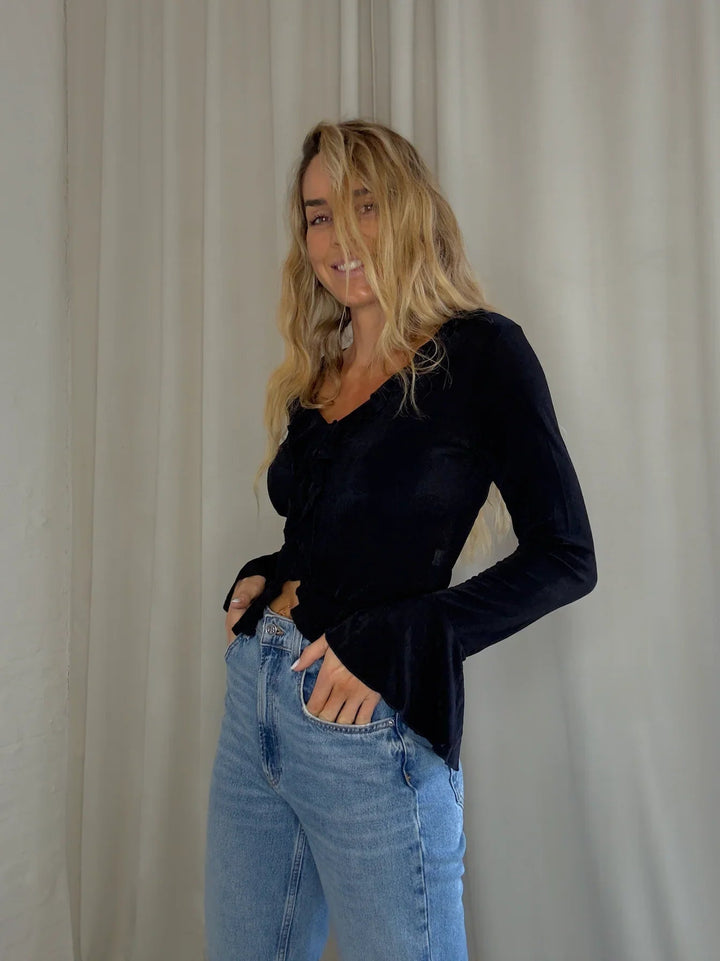 Sassy Copenhagen - Bluse - Sort - Marley - Stilkompagniet.dk