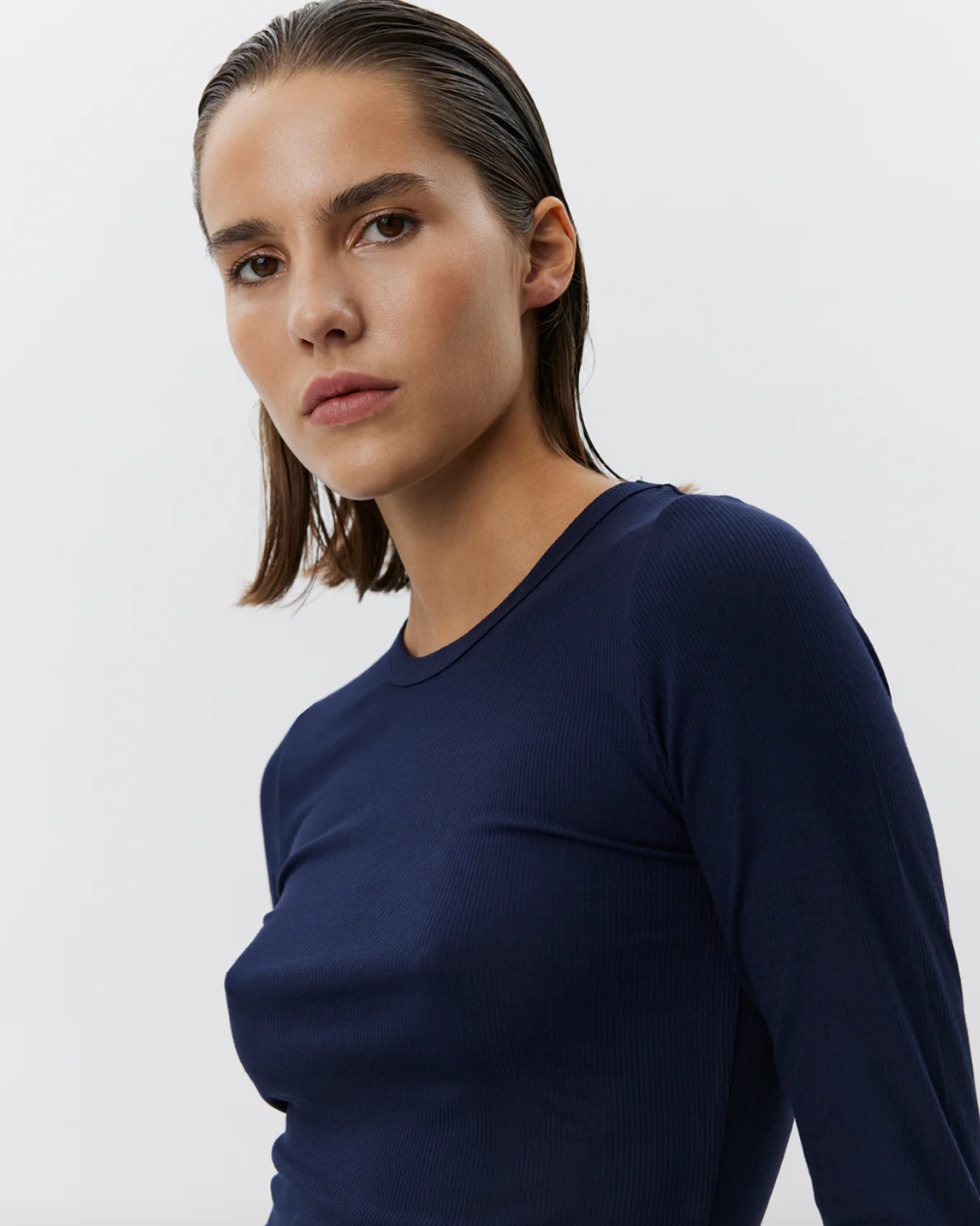 Sofie Schnoor - Langærmet viskose bluse - Navy - Petricia SNOS243