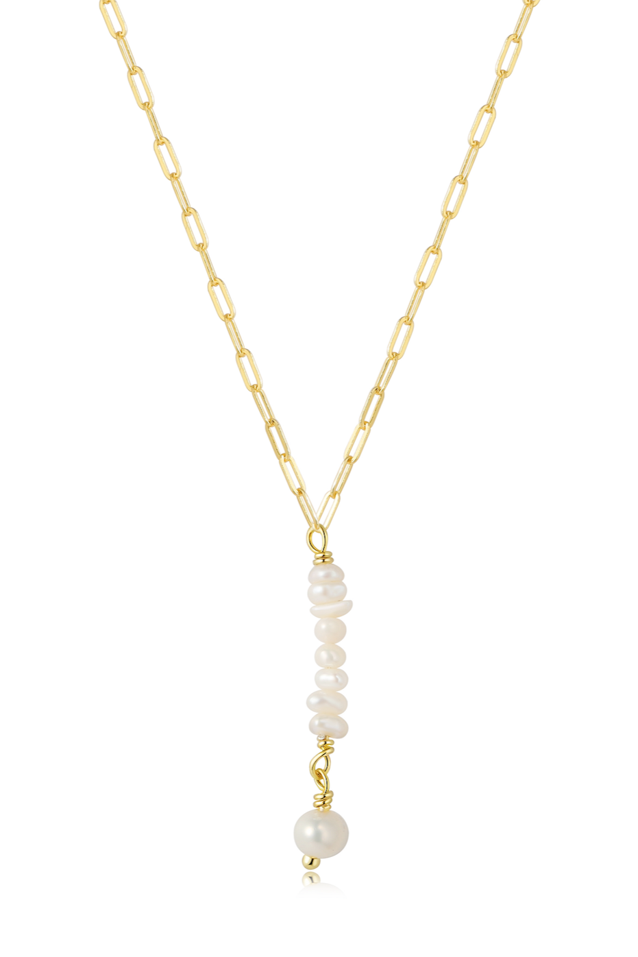 Andcopenhagen Jewelry - Halskæde - 18 karat guldbelagt 925 sterlingsølv - Ida Long