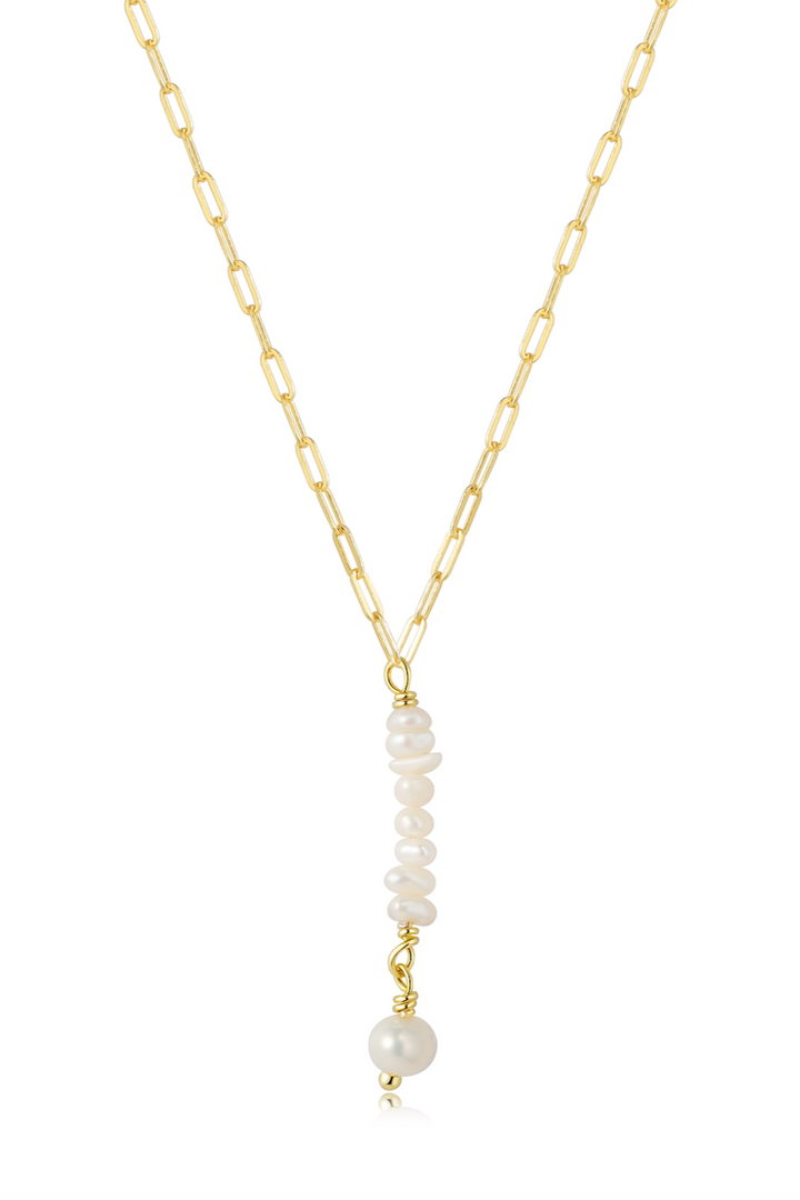 Andcopenhagen Jewelry - Halskæde - 18 karat guldbelagt 925 sterlingsølv - Ida Long