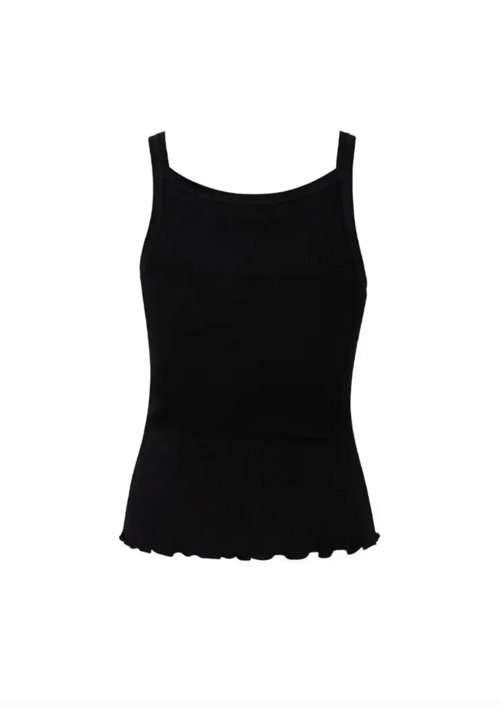 CC HEART - Top - Silk camisole - Sort - Faith - Stilkompagniet.dk