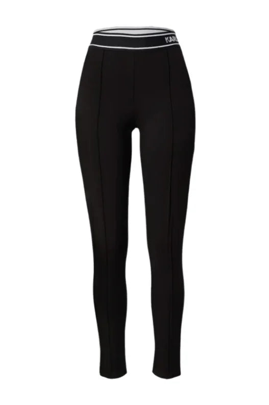 Karl Lagerfeld - Leggings - Black Logo - Stilkompagniet.dk