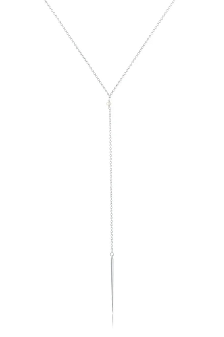 Andcopenhagen Jewelry - Halskæde - 925 sterlingsølv - Perle & Spike - Eleonora