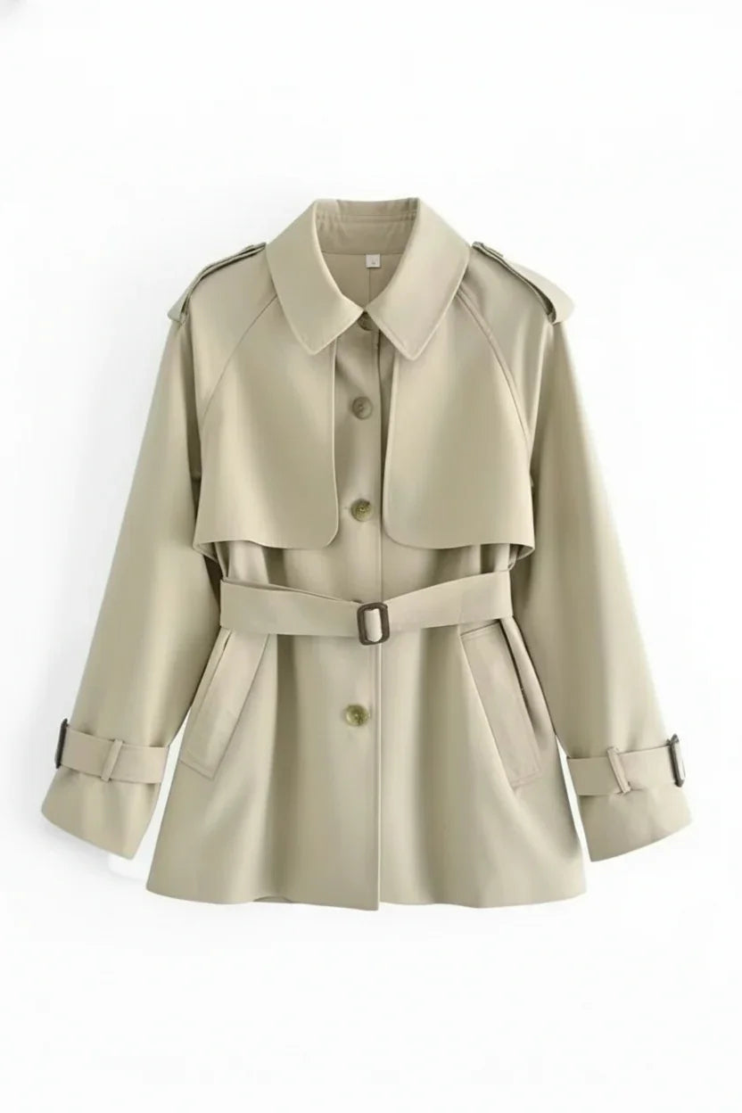 Sassy Copenhagen - Trenchcoat - Khaki - Vela - Stilkompagniet.dk