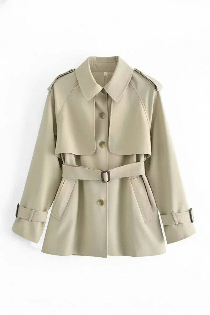 Sassy Copenhagen - Trenchcoat - Khaki - Vela - Stilkompagniet.dk