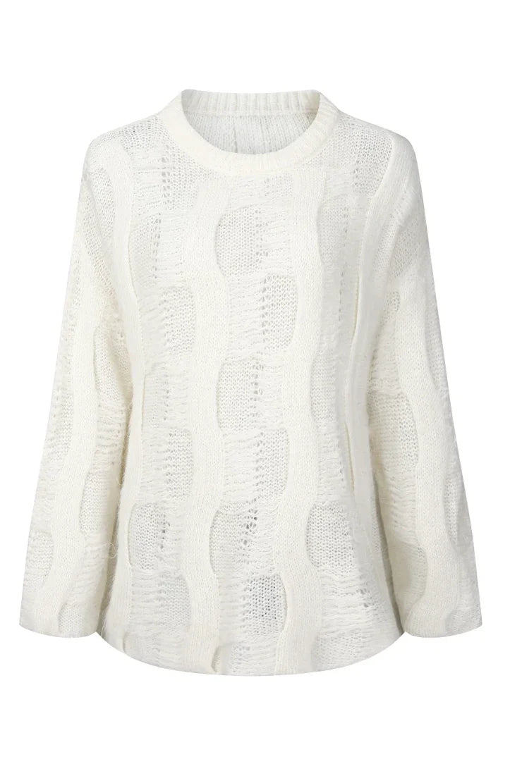 Sassy Copenhagen - Strik - Off White - Anabell - Stilkompagniet.dk