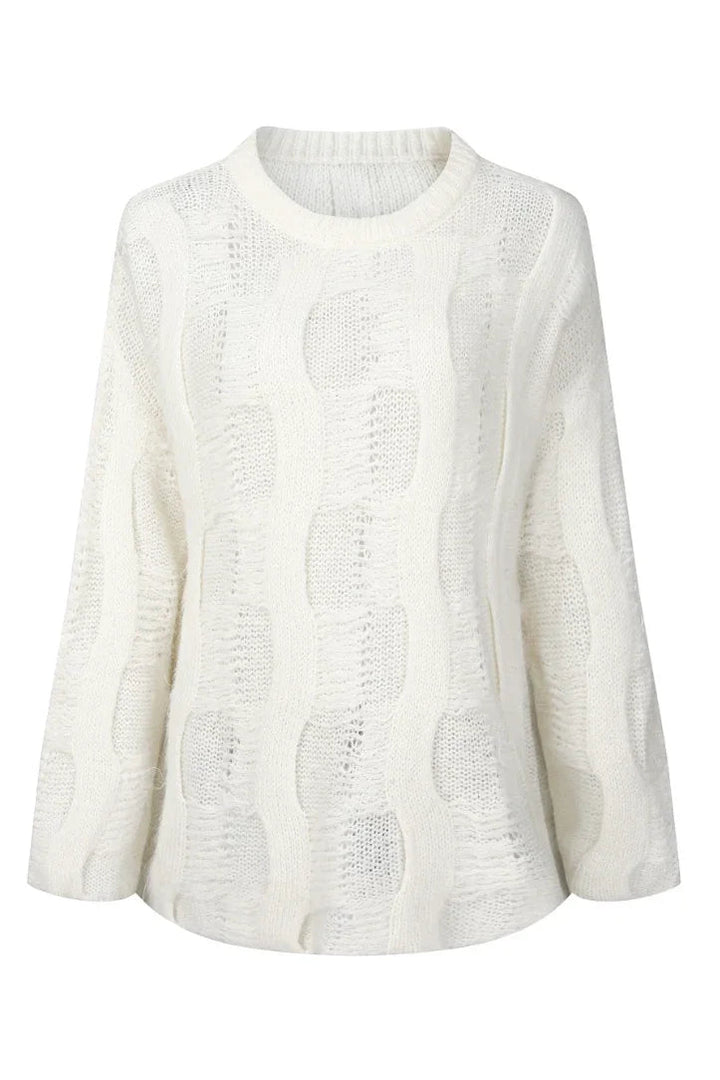 Sassy Copenhagen - Strik - Off White - Anabell - Stilkompagniet.dk