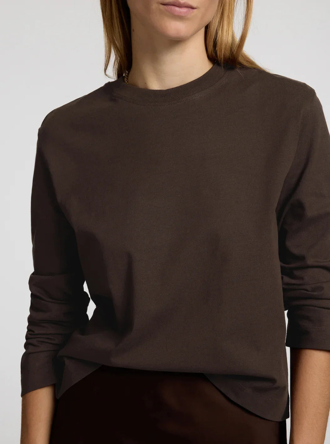 Selected Femme - Bluse - Delicioso - Essential Boxy LS - Stilkompagniet.dk
