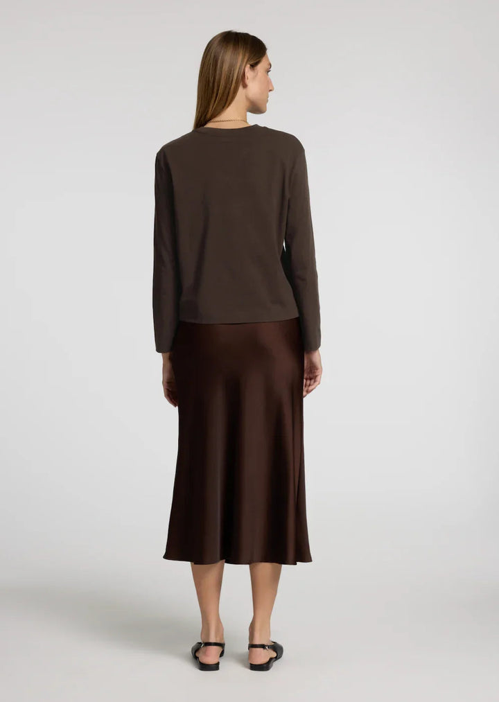 Selected Femme - Bluse - Delicioso - Essential Boxy LS - Stilkompagniet.dk