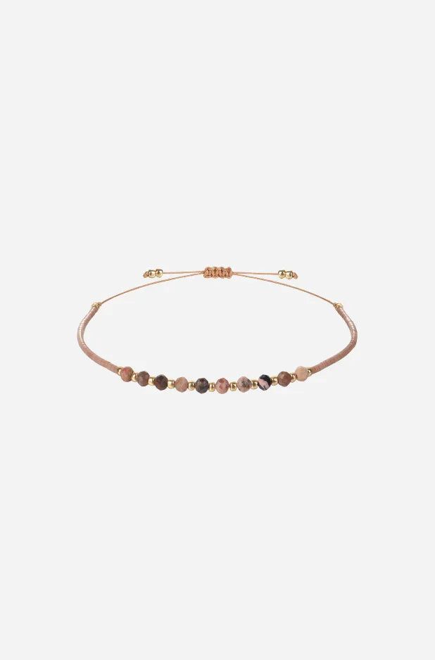 Andcopenhagen - Perlearmbånd - Beige - Lily - Stilkompagniet.dk