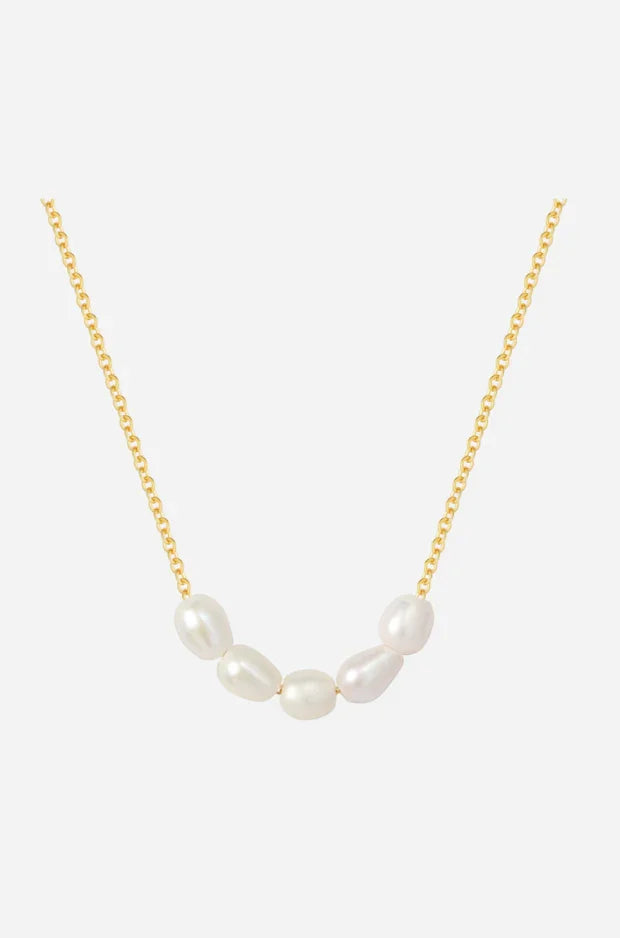 Andcopenhagen - Halskæde - 18 karat guldbelagt stainless steel - Cille - Stilkompagniet.dk