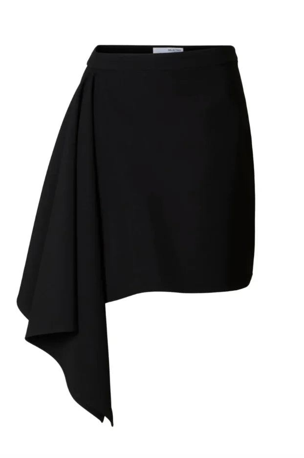 Selected Femme - Nederdel - Sort - Sylvie - Stilkompagniet.dk