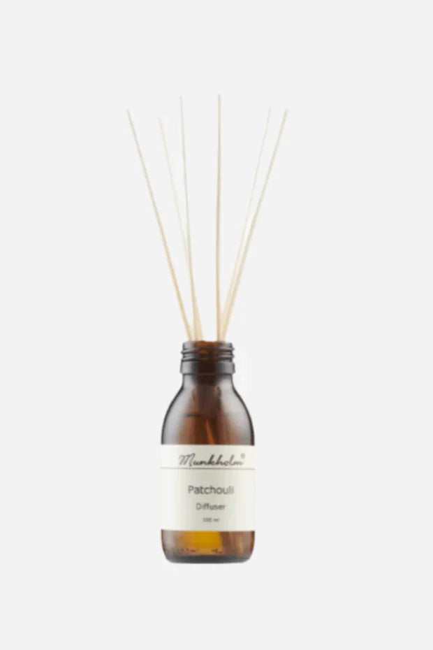 Duftpinde/diffuser - Patchouli - 100 ml. - Munkholm sss - Stilkompagniet.dk