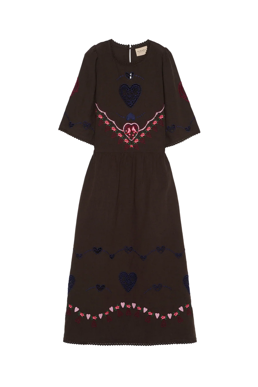 Sissel Edelbo - Kjole - Seal Brown - Sky