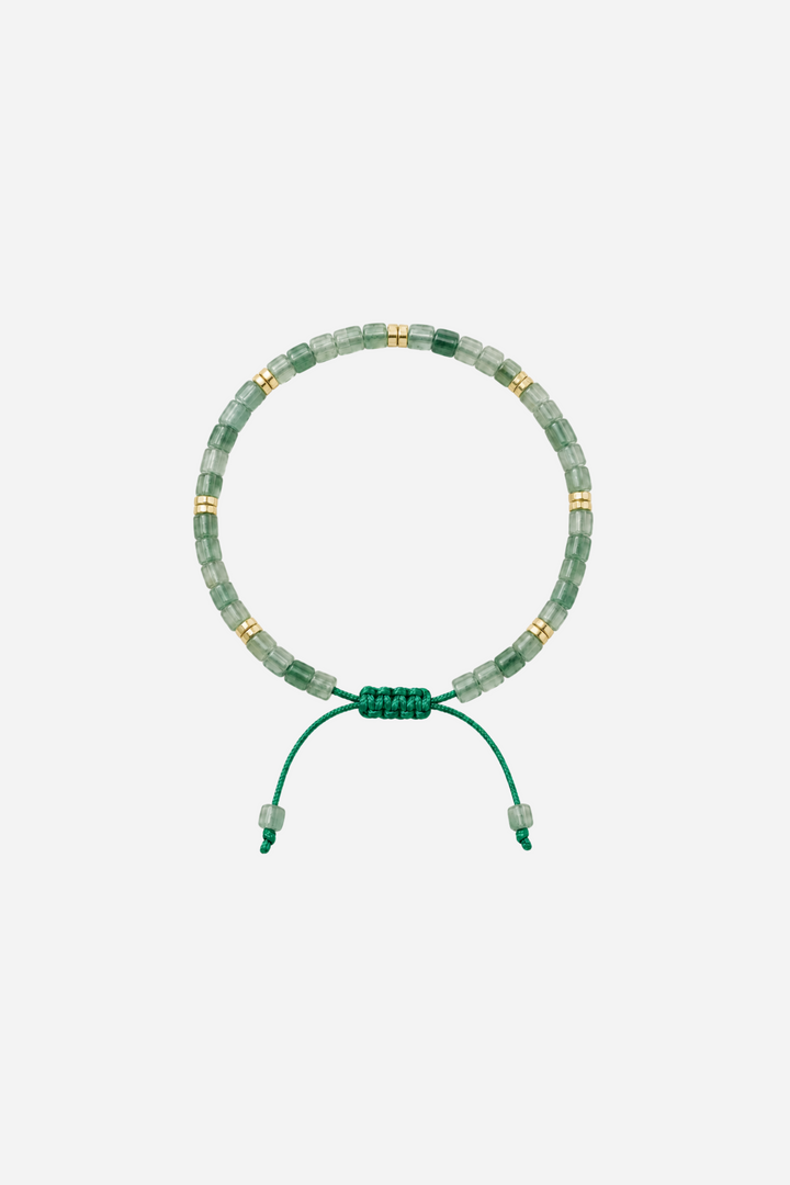 Andcopenhagen Jewelry - Perlearmbånd - Green Aventurine - Skylar