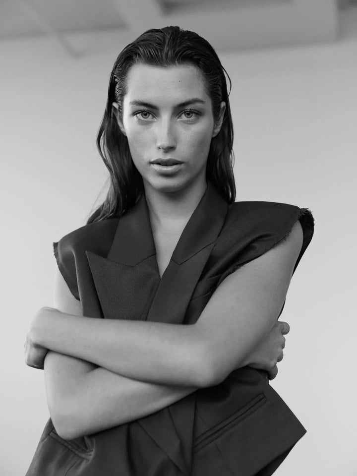 Sofie Schnoor - Vest - Kort Olive - Twill S244416 - Stilkompagniet.dk