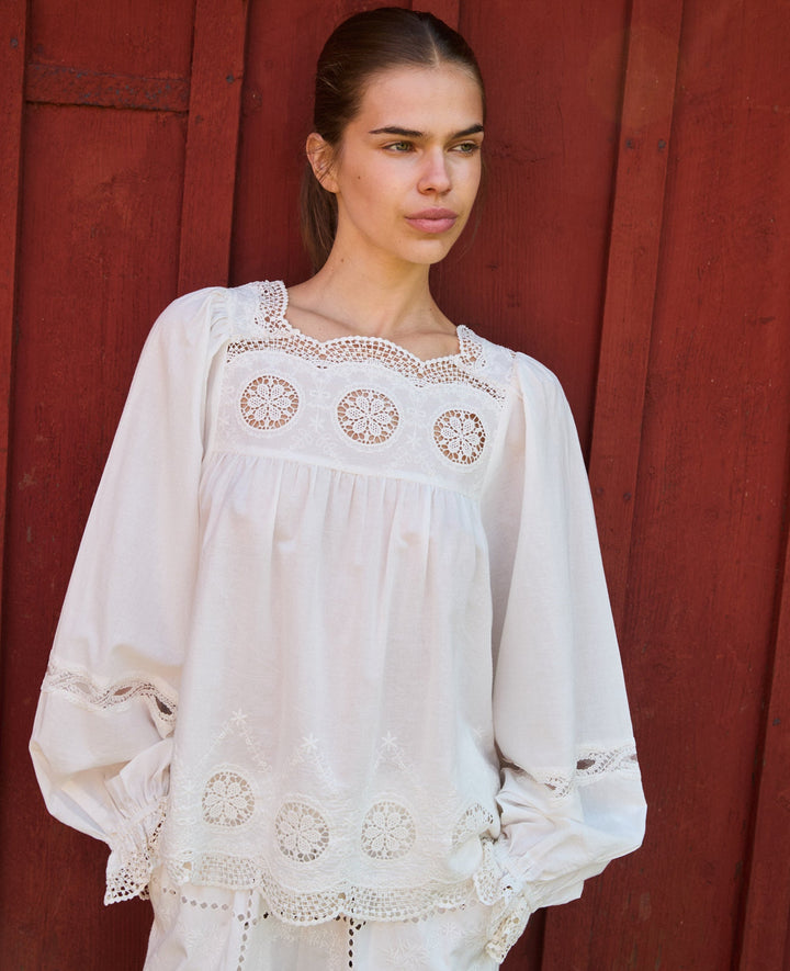Sissel Edelbo - Top - Off White - Soleia