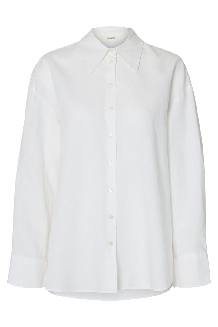 Selected Femme - Skjorte - Hvid - Cleo