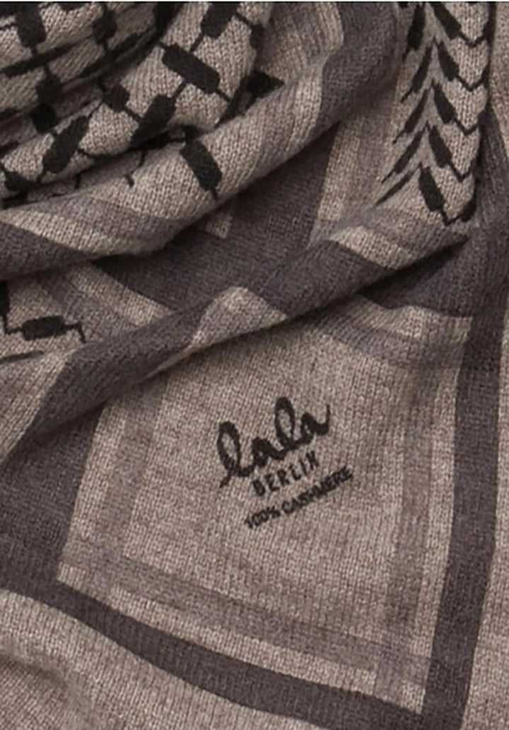 Lala Berlin - Cashmere tørklæde - Stradivari Dark Brown melange - Trinity Classic M