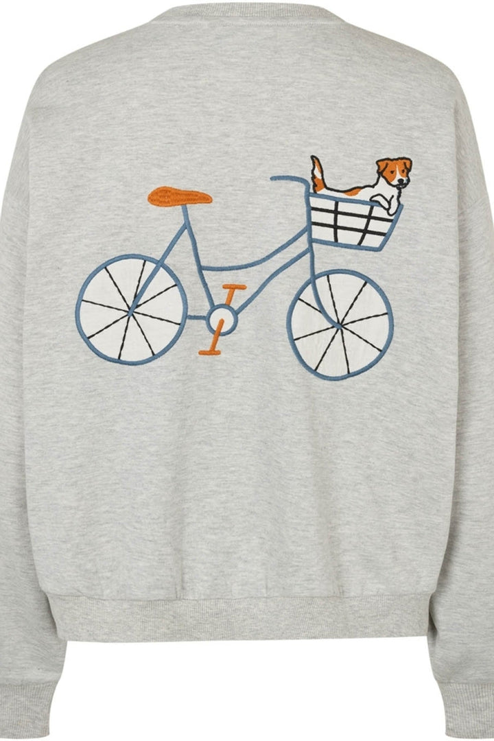 Lollys Laundry - Sweatshirt - Light Grey Melange - SydneyLL