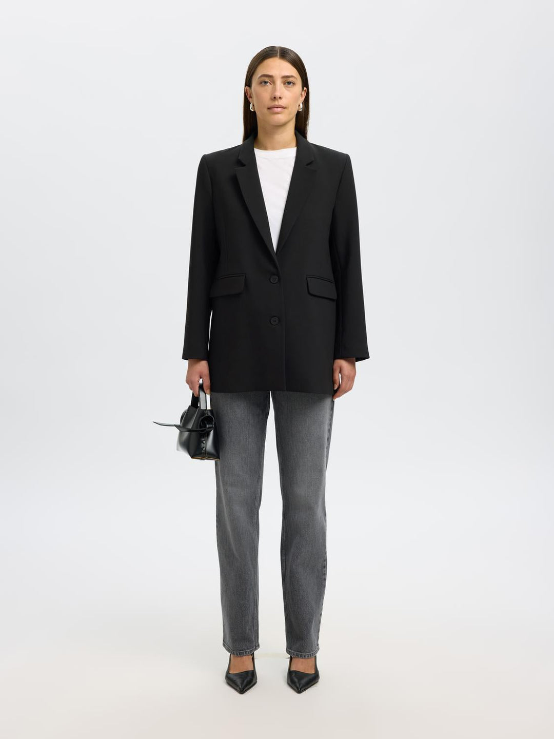 Blazer - Sort - Rita - Selected femme