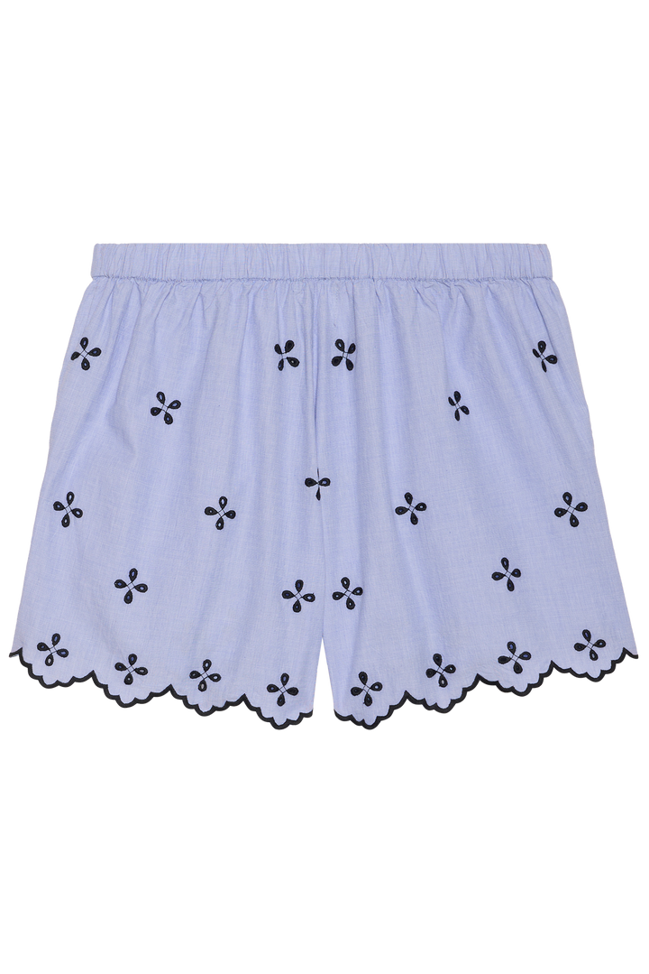 Sissel Edelbo - Shorts - Blue Chambray - Tone