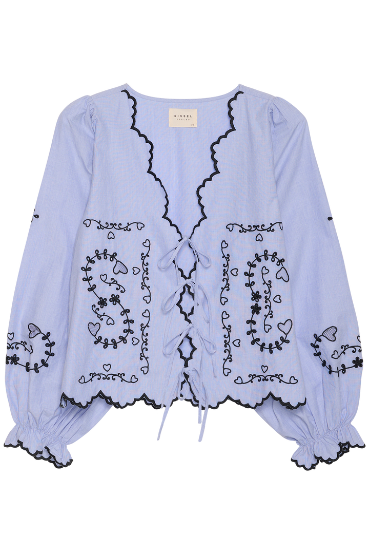 Sissel Edelbo - Top - Blue Chambray - Tone