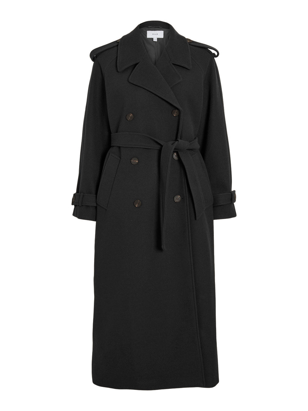 Vila - Trenchcoat - Black - Sofie