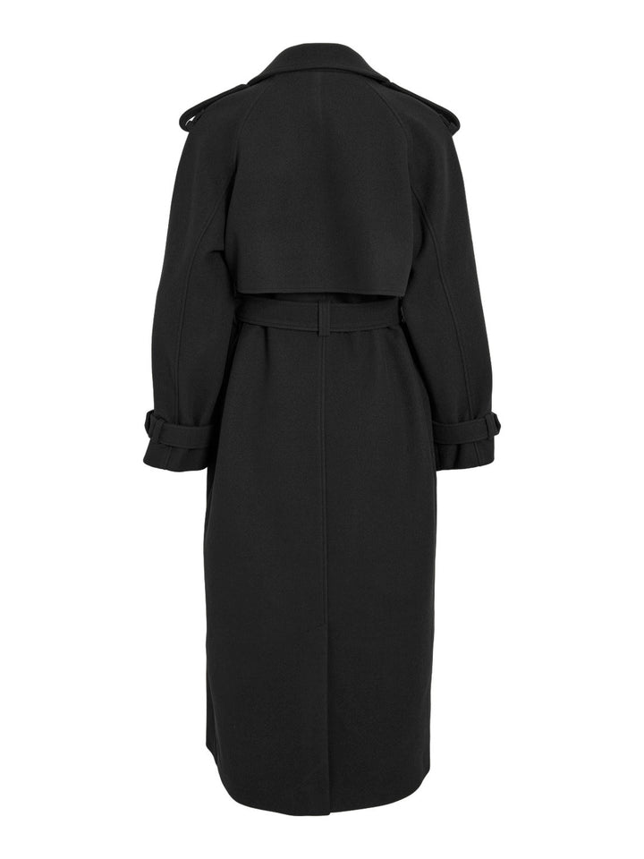 Vila - Trenchcoat - Black - Sofie