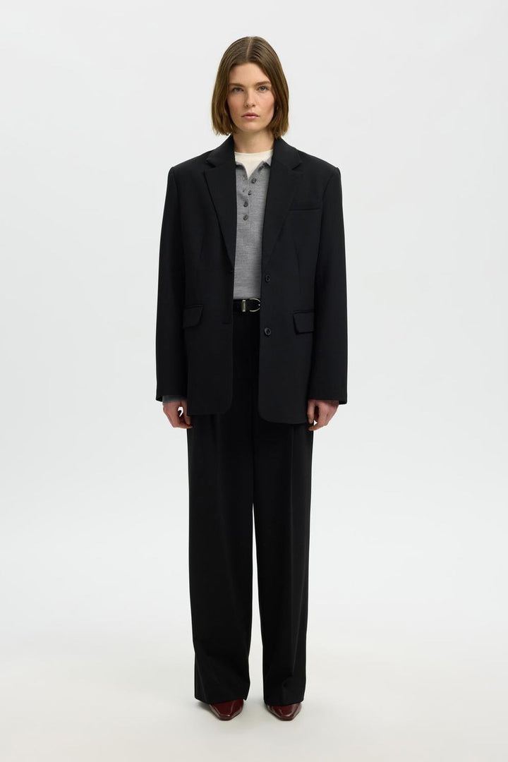 Selected Femme - Trøje - Medium grey melange - Thea