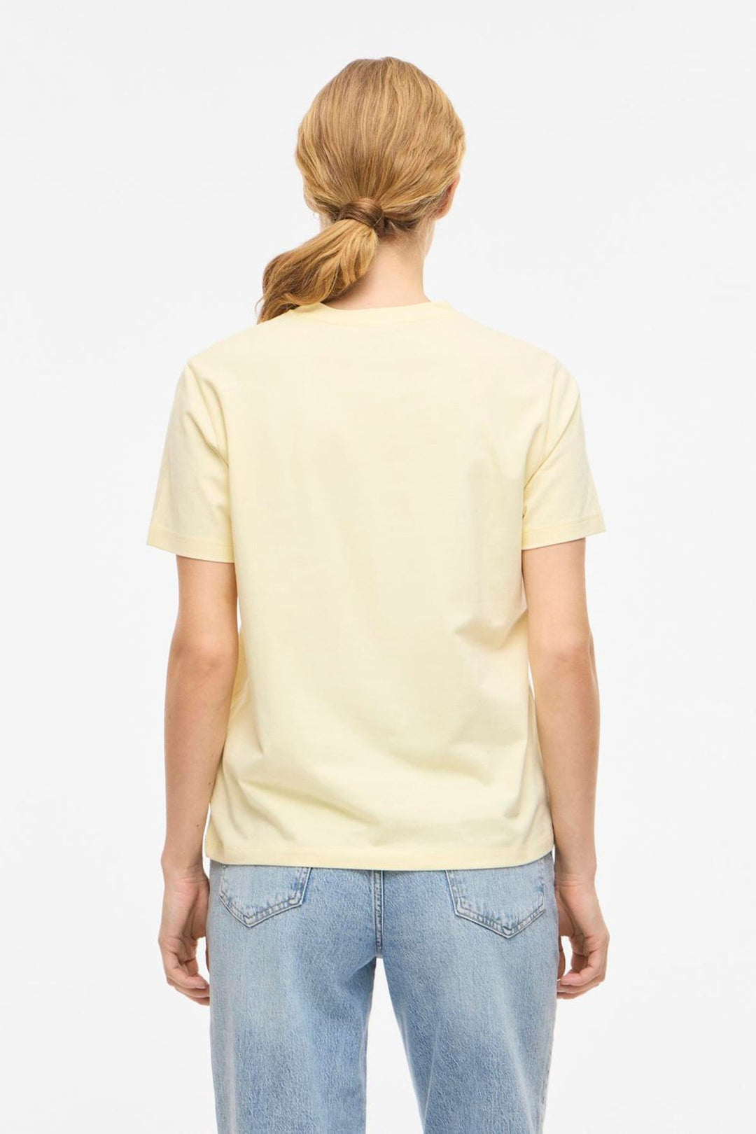 Vila - T-shirt - Pastel Yellow - Vinora